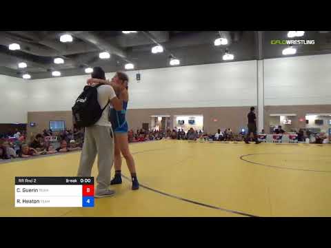 2018 Women's National /UWW Junior Women Finals 55 RR Rnd 2 - Cameron Guerin (Team) Vs. Ronna Heato