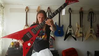 Video thumbnail for Unboxing Jackson 2018 PRO SERIES KING V™ KV, EBONY FINGERBOARD, FERRARI RED by Sebastian Necrophobic