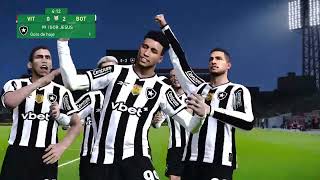 V1T0R14 X B0T4F0G0 40 V1V0 C0M 1M4G3NS | JOGO DE HOJE| pes 21 Gameplay ps4