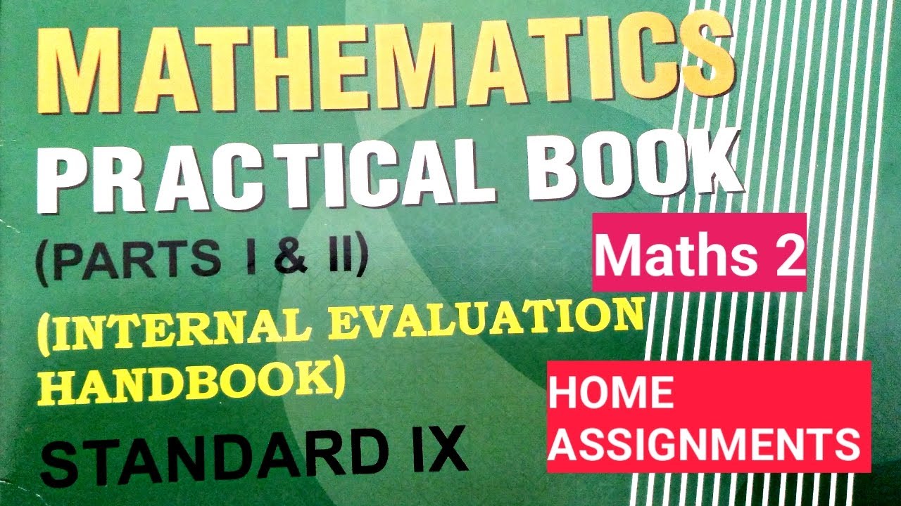 Vikas Mathematics Practical Book Class 9 Solution/ Maths 2/ Home Assignment /Mathematics Easy Way