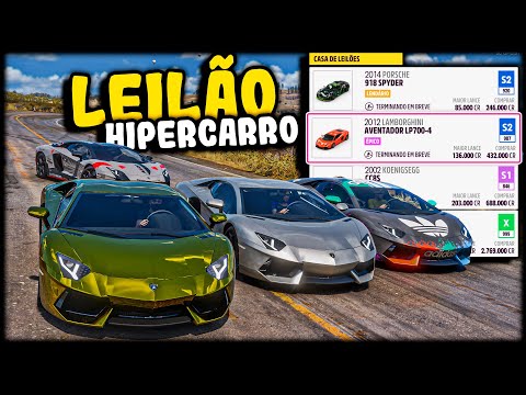 CORRIDA COM HIPERCARRO DE LEILÃO - Forza Horizon 5 ONLINE