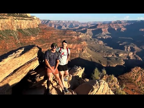 Grand Canyon Rim to Rim Hike and a cabin at Phantom Ranch #grandcanyon #phantomranch