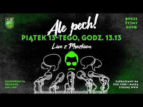 Konferencja prasowa "Live z Mrozkiem"