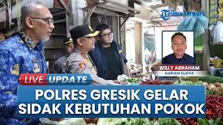Kapolres Gresik Sidak Pasar Baru , Pastikan Stok Bahan Pokok Aman Jelang  Hari Raya Idul Fitri 2026