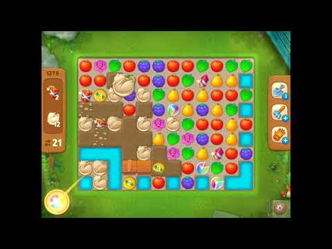 Playrix Gardenscapes level 1278