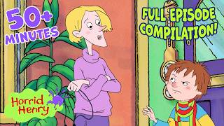 Henry's New Babysitter | Season 3 Clip Compilation | Horrid Henry | 50+ MINS