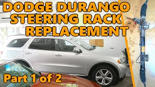 2011 Dodge Durango Steering Rack Replacement w/o Engine Cradle Removal (V8 AWD) (Part 1 of 2)