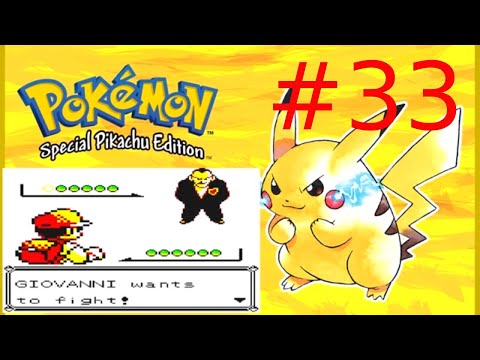 Pokemon Yellow Part 33 - Battling Giovanni And Getting The Earth Badge.
