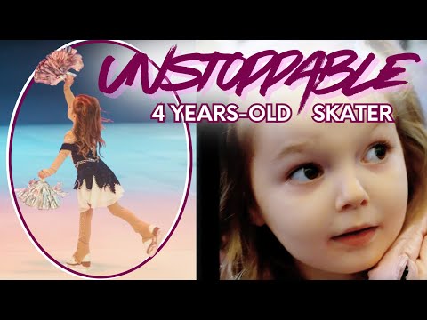 4-Year-Old Angelica Nero Skates to “Unstoppable” ⛸😱