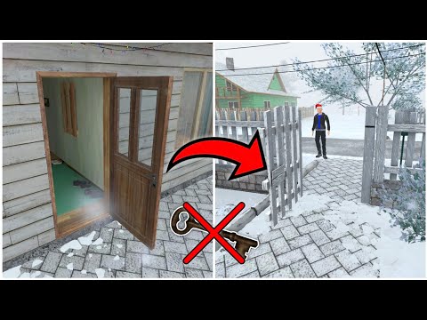 Trick To Open Both Main Gate & Front Door In Schoolboy Runaway Stealth V1.03