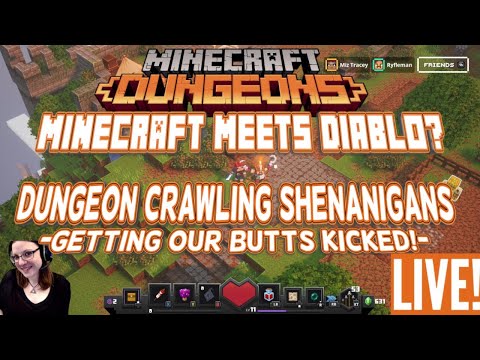 Miz Tracey's EPIC Minecraft Dungeon FAILS!