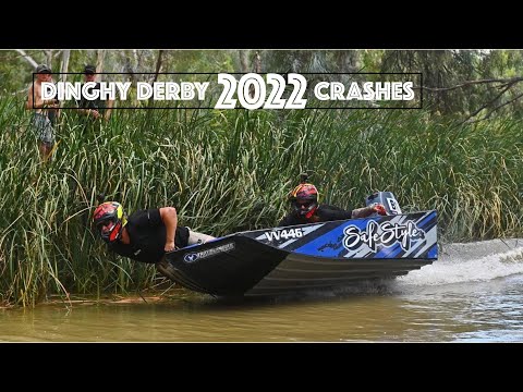 Dinghy derby 2022 crashes