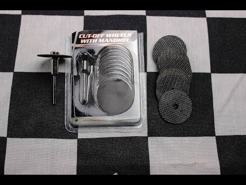 IIT cut-off wheels with mandrel for rotary tools...