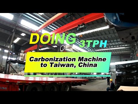 From Wood Waste to Biochar: DOING 3T/H Pyrolysis Plant Delivery to China!