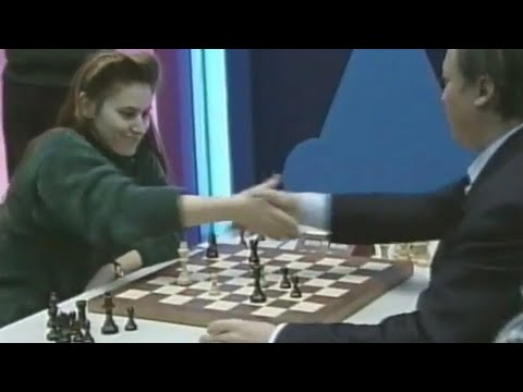 Judit Polgar vs Anatoly Karpov | 7th Essent, 2003 #chess