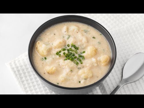 How To Make Instant Pot Cream of Cauliflower Soup | Healthy Instant Pot Recipe