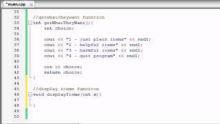 Buckys C++ Programming Tutorials - 69 - Finishing the Awesome Program