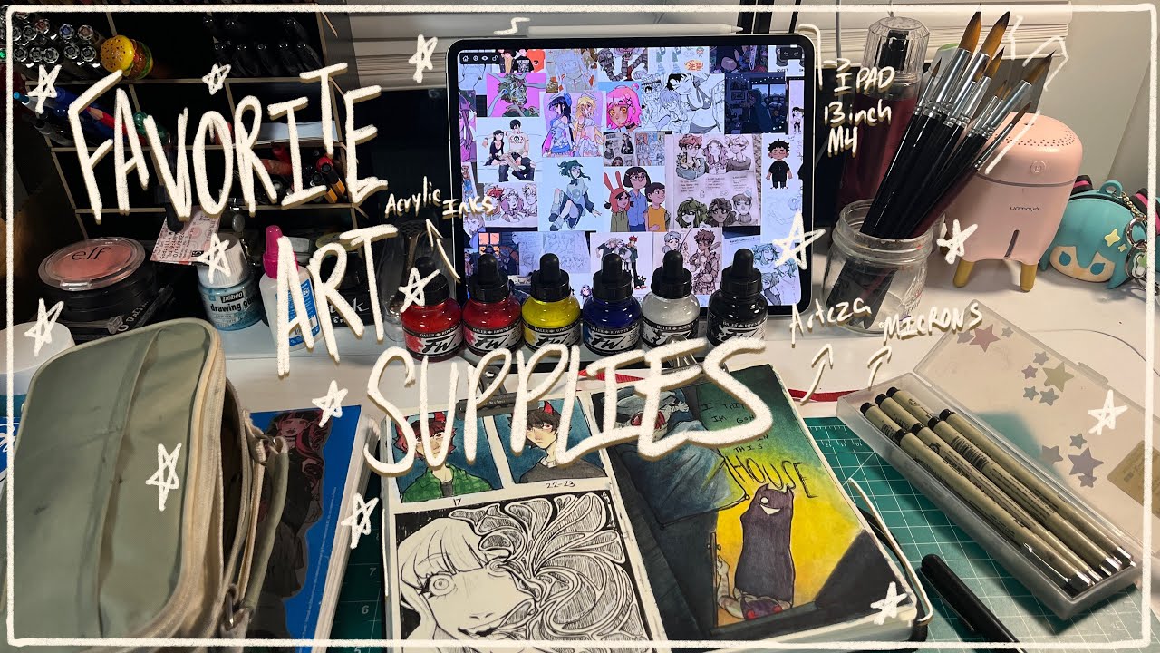 my absolute favorite art supplies [2025 update]