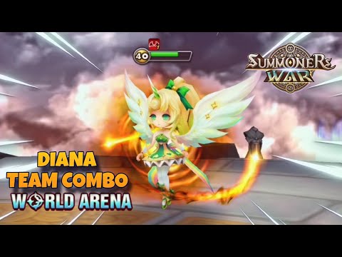 Diana Team Combo in World Arena Ep. 3 - Summoners War
