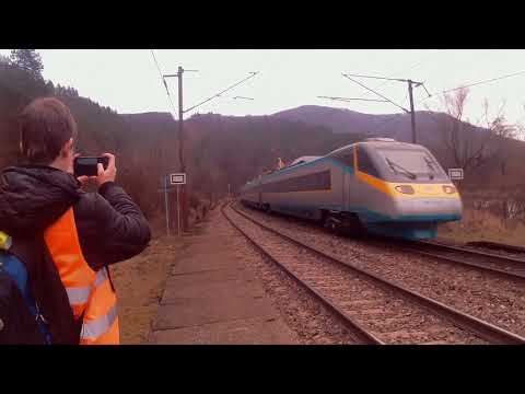 Vlaky Margecany zastávka a Margecany