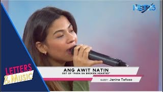 JANINE TEÑOSO - ANG AWIT NATIN (NET25 LETTERS AND MUSIC)