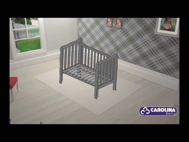 Tranformando o Berço Carolina Baby Lila em Mini Cama