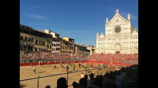 Calcio Storico Fiorentino: partita semifinale Verdi - Rossi del torneo 2017