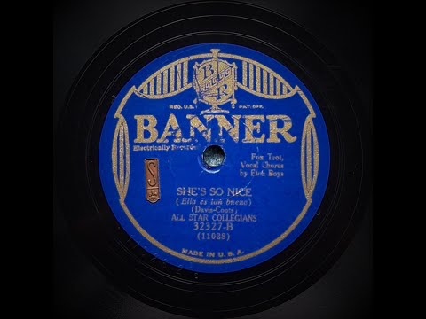 She's So Nice - Vic Irwin and His Orchestra (1931)