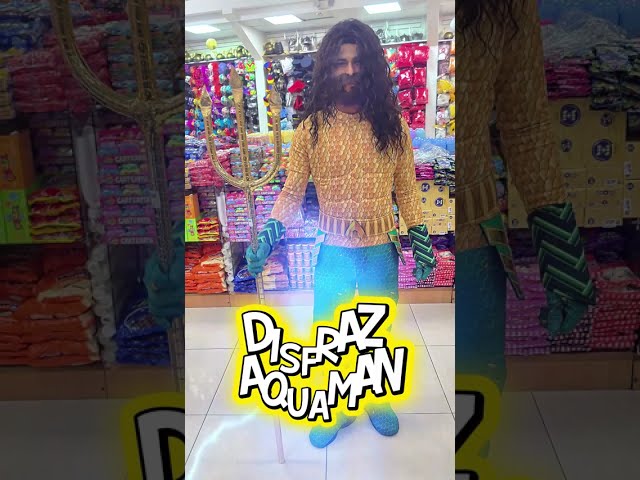 Vídeo relacionado con Funidelia Disfraz Oficial de Aquaman para hombre, Incluye mono y cinturón, Superhéroes - Traje para adultos para fiestas, Carnaval y Halloween, Talla XXL