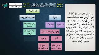 صورة 94 شرح زاد المستقنع للشيخ عامر بهجت   المنفرد خلف الصف
