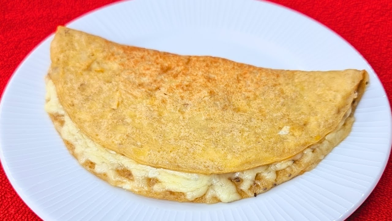 SÓ 3 INGREDIENTES e 5 MIN! Café da Manhã Delicioso, Fácil e Barato - Sem Trigo e Saudável