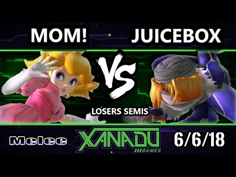 S@X 253 SSBM - MOM! (Peach) Vs. Juicebox (Sheik) - Smash Melee Losers Semis