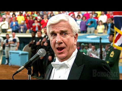 Leslie Nielsen sings the National Anthem | The Naked Gun: From the Files of Police Squad! | CLIP