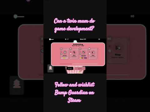 Image for the video entitled Can a twin mum do game dev?  #steam #indiegame #indiegamedev