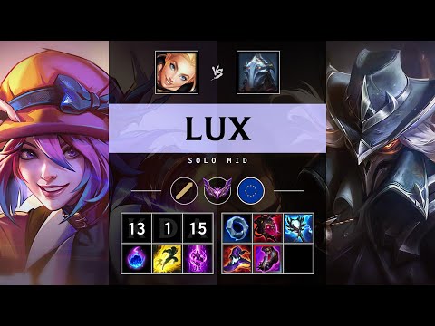 Lux Mid vs Viktor: Triple Kill, Godlike - EUW Master Patch 25.S1.1