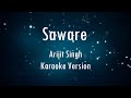 Saware | Arijit Singh | Phantom | T-Series |  Karaoke | Only Guitar Chords...
