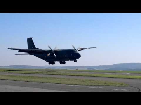 Transall Shorttrack landing in EDPA Aalen-Elchingen