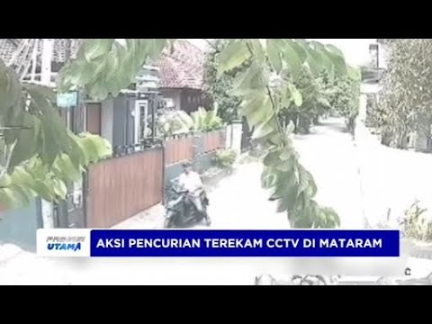 VIRAL TEREKAM CCTV PENCURIAN SEPEDA DAYUNG WARGA ASAL DOMPU