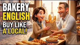 Bakery English Conversation Buying Bread in Paris For Beginners | Listen and Practice