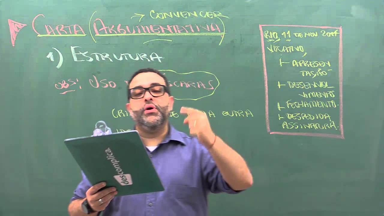 Carta Argumentativa - #VaiTerEspecífica - Redação | Descomplica