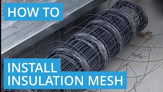 How to Install Insulation Mesh on a Portal Frame Shed   D.I.Y Roys Sheds