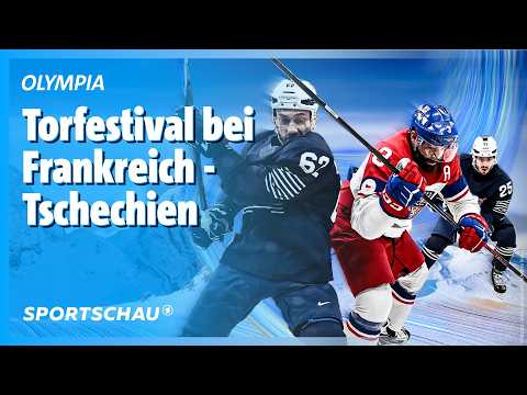 Eishockey: Frankreich und Tschechien liefern sich spektakuläres Match | Olympia | Sportschau
