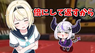 いろはに依存しすぎなヒモ彼氏ラプ様【ホロライブ手描き切り抜き/ラプラス・ダークネス/風真いろは/尾丸ポルカ/猫又おかゆ】