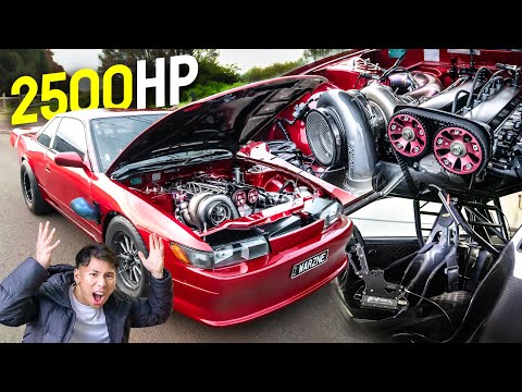 2500HP 2JZ Swapped Silvia S13 - The Undisputed GT-R & Supra KILLER!