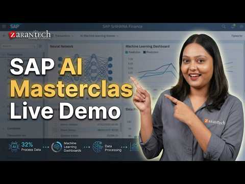 SAP AI Masterclass Live Demo ZaranTech