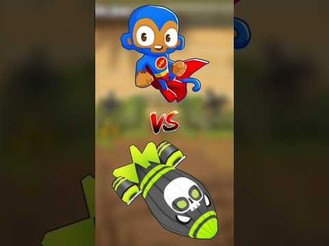 0-0-0 Super Monkey vs ZOMG #shorts #bloonstd6