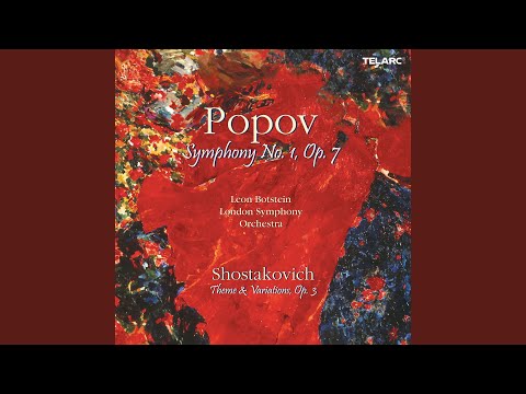Popov: Symphony No. 1, Op. 7: I. Allegro energico