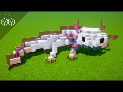 How to Build an Axolotl | Minecraft Tutorial