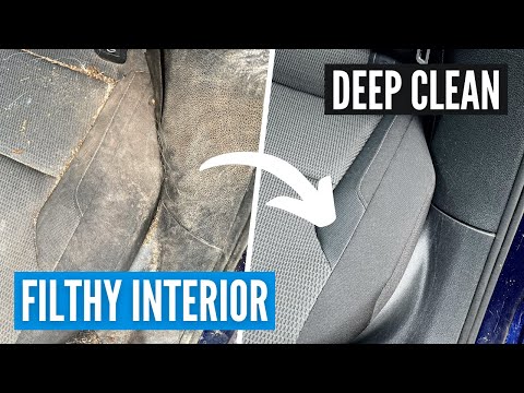 Filthy Interior Deep Clean | Detailing Transformation on a VW Golf