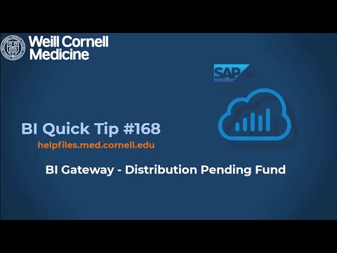 BI Quick Tip #168: Identifying employees with a Distribution Pending Fund in the BI Gateway